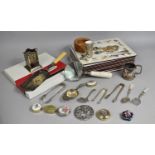 A Collection of Various Sundries to comprise Silver Plated Items, Placemats Etc