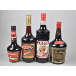 A Collection of Four Bottles of Liqueur to include Cherry Brandy, Cassis and Tia Maria