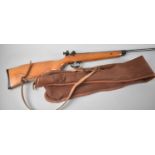 A Vintage Milbro Diana G46 .22 Calibre Air Rifle with Canvas Carrying Bag