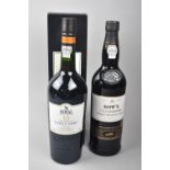 A Single Bottle of Noval 10 Year Old Tawny Port and a Single Bottle of Dowe's Trademark Port