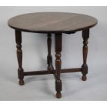An Edwardian Oak Circular Coffee table, 70cms Diameter