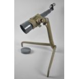 A Vintage Metal Spotting Scope on Tripod