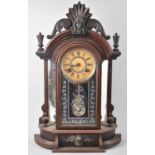 An Edwardian American Mantel Clock, The Triumph, By Ansonia Clock Company, 62cms High
