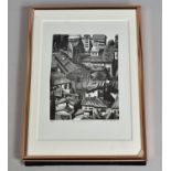 A Framed Limited Edition Anne Desmet Print, "San Severino Marche", 7.5x13.5cms