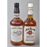 Two Bottles, American Southern Comfort and Kentucky Bourbon Whiskey