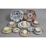 A Collection of Various 19th Century Porcelain to Comprise Tea Bowl and Saucer of Reeded Form