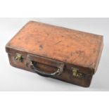 A Vintage Leather Case, 46cms Wide