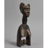 A 19th/20th Century Carved Tribal Figure, Possibly Senufo Tribe, 20cm high