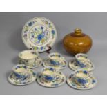 A Small Collection of Mason's Regency Pattern Teawares Together with an Arthur Wood Glazed Pot