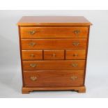 A Modern Younger Bedroom Chest of Three Short and Four Long Drawers, 87cm wide