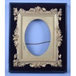 A Finely Moulded Gilt Frame with Oval Opening that Measures 16.5x11.5cm Overall, 31x26cm