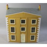A Late 20th Century Large Dolls House Complete with Furniture and Accessories, 73cm long and 85cm