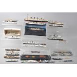 A Large Collection of Britannic and Other Diecast Miniature Models of Commercial Ships and Liners