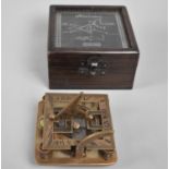 A Reproduction Wooden Cased Model of a Sundial Compass