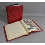 Two Stamp Albums and Contents, to Include German, Hitler, Egypt and Some Mint Elizabeth II Examples