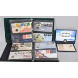 A Collection of Ring Binders Containing Coin and Stamp First Day Covers, Commemoratives Etc