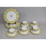 A Wedgewood Home Terrace Pattern Part Service to Comprise Five Large Dinner Plates, Five Side Plates