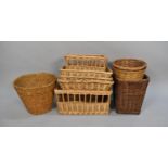 A Collection of Various Wicker Baskets