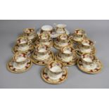 A Royal Albert Lady Hamilton Tea Set to Comprise Eleven Cups, Eight Saucers, Ten Side Plates,