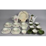 Two Part Midwinter Tea Sets, Riverside Designed by John Russell and Floral Stylecraft Example with