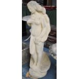 A Reconstituted Stone Garden Figure, Birth of Venus, 117cm High