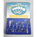 A New and unused Six Piece Magnifying Glass Set