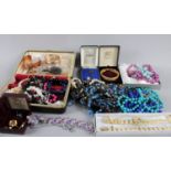 A Collection of Various Costume Jewellery to Comprise Necklaces, Bracelets etc