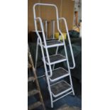 A Decorators Ladder, Top Step Height 97cm