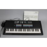 A Yamaha PSS-470 Keyboard Synthesiser (Working), Together With Power Cable