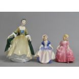 Three Doulton Figures, Elegance, Dinky Do and Rose