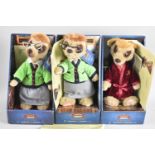 Three Meerkat Soft Toys