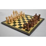 A Modern Chess Set and 33cm Board