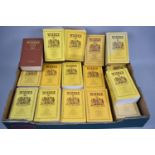 A Collection of 16 Volumes of Wisden Cricketer's Almanac, 1970s, 80s and 90s