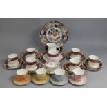 A Collection of Various Teawares to Comprise Elizabethan Burgundy Pattern Tea Set, Four Royal Albert