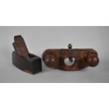 A Small Late 19th Century Block Plane and a Moulding Tool