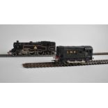 A OO Gauge 2-6-4 BR Tank Locomotive, No.80054 Together with a Lima 060 Diesel Locomotive