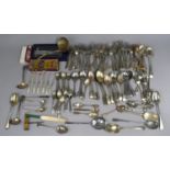 A Large Collection of Various Flatware to Comprise Forks, Spoons Etc