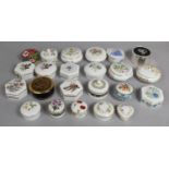 A Collection of Various Ceramic Lidded Boxes to Include Examples by Wedgwood Aynsley, Coalport etc