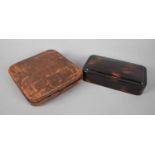 A Vintage Cased Ladies Necessaire and a Tortoiseshell Part Manicure Set