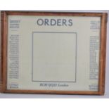 A Vintage Quicksey Shopping Indicator, Once Part of a Quicksey Kitchen Cabinet, 41x32cms