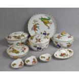 A Collection of Royal Worcester Table Wares to Comprise Evesham Tureens, Large Flan Dish etc