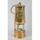 A Brass Miner's Safety Lamp