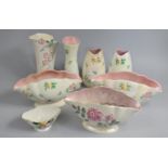 A Collection of Various Maling Pink Lustre to Comprise Jugs, Planers etc