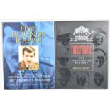 Two Bound Volumes Relating to Doctor Who, Autographed Edition Five Rounds Rapid Signed By Nicholas