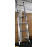 A Modern Aluminium Folding Step Ladder