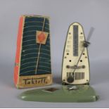 A Vintage German Metronome, Taktell in Original Cardboard Box
