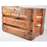 A Vintage Schweppes Bottle Crate, 42cms by 27cms by 30cms High