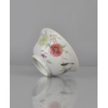 A 19th Century Chinese Porcelain Tea Bowl of Flared Form, decorated in the Famille Rose Palette with