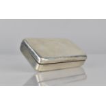 A Georgian Silver Snuff Box by WP London, Hallmark 1802, 8x4.5x2cms, 87gms