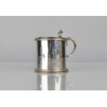 A Victorian Silver Mustard Pot by Henry John Lias and James Wakely, London 1879, Having Scrolled